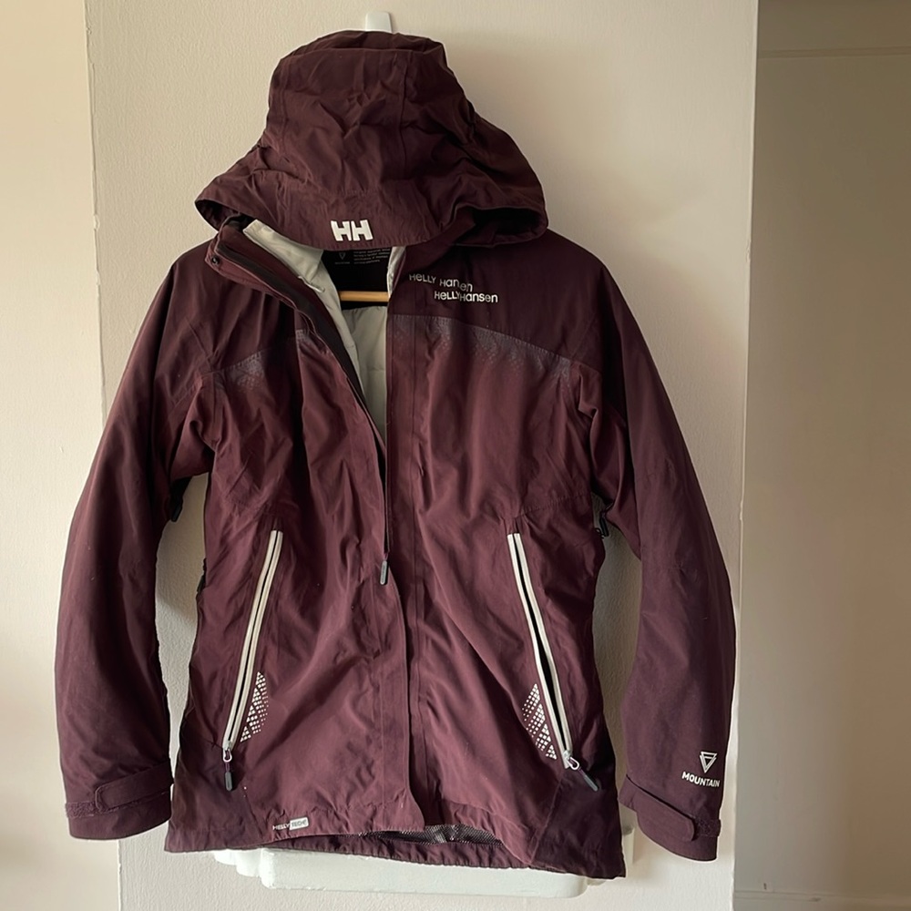 Helly Hansen Maroon Mountain Ski Jacket